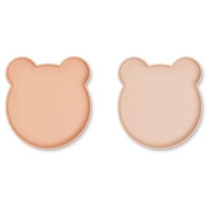 Assiettes Marty Mr bear rose mix 2 pièces - Liewood