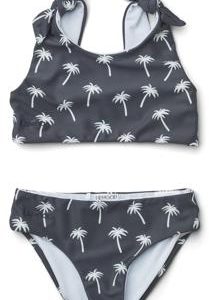 Bikini enfant Bow Palms & Dark blue