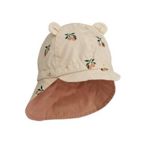 Casquette enfant protège nuque réversible Gorm Peach Seashell / Pale tuscany