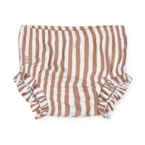 Culotte de bain bébé Mila Y/D Stripe Tuscany rose / Crème de la crème