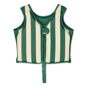 Gilet de natation Dove Stripe Garden green / Crème de la crème