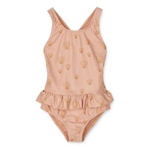 Maillot de bain fille Amara Sea shell / Pale tuscany