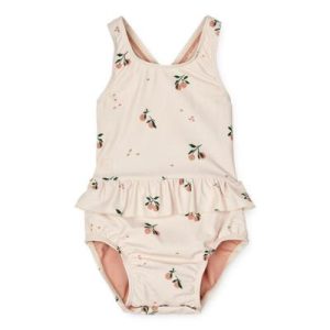 Maillot de bain fille Amina Peach / Sea shell