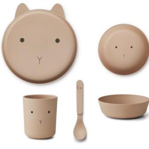 Set de repas Brody rabbit rose - Liewood