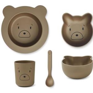 Set de repas Joana Mr bear oat - Liewood