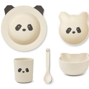 Set de repas Joana panda crème de la crème - Liewood