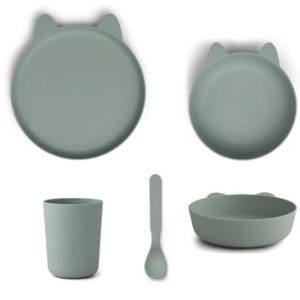 Set de repas Paul lapin peppermint - Liewood