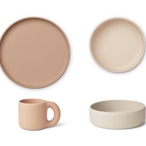 Set repas en silicone Andie rose multi mix - Liewood