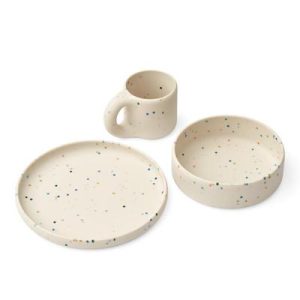 Set repas enfant Andie set splash dots / sea shell - Liewood