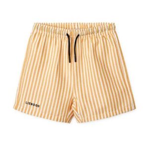 Short de plage enfant Duke Y/D stripe Yellow Mellow/crème de la crème