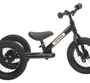 Trybike 2-en-1 tout noir - draisienne